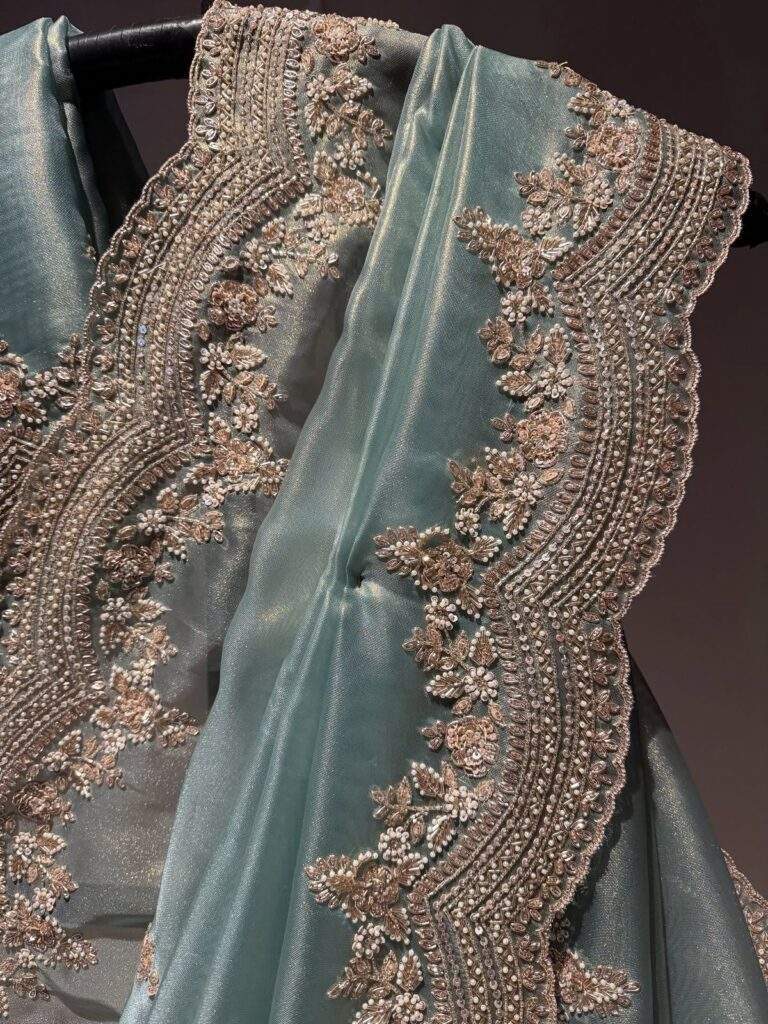 Pearl vs Embroidered Lace